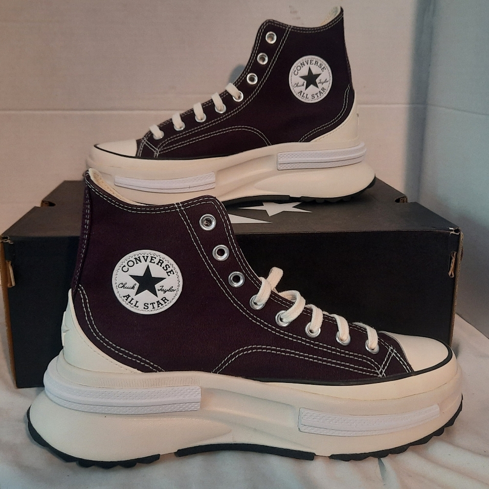 NEW* Unisex CONVERSE Chuck Taylor Run Star Legacy CX Black Cherry A01363C Sz 8.5